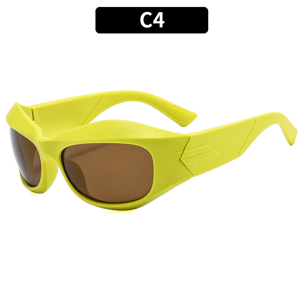 Venta al por mayor PC Futurista Hip Hop Babes Gafas de sol